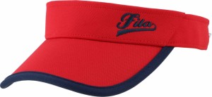 FILA(フィラ) FIL-VL9225-11-5557 レディース サンバイザー（フィラレッド・サイズ：5557）FILA TENNIS[FILVL9225115557] 返品種別A