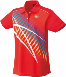 ヨネックス YO-20626-496-L レディース ゲームシャツ（サンセットレッド・サイズ：L）YONEX[YO20626496L] 返品種別A