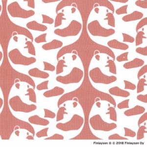 KIYOHARA FINF02C-1 P フィンレイソン アヤトス 生地 オックス(ピンク)清原 110cm巾×1m[FINF02C1P] 返品種別B
