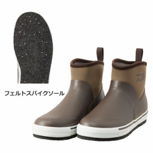 ダイワ FB-2550-T_Sサイズ24.5cmダークブラウン FB-2550-T ダイワ タイトフィット フィッシングショートブーツ Sサイズ 24.5cm(ダークブ