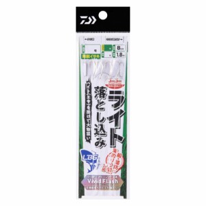 ダイワ オトシコミジカケライトLBGカフM4 10-10 落とし込み仕掛けライト LBG から針+フラッシャー 4本 10-10 (針サイズ10号、ハリス10号
