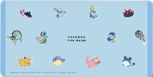 グルマンディーズ POKE-784C デスクマット ポケットモンスター（ミズタイプ）[POKE784C] 返品種別A