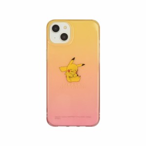 グルマンディーズ POKE-787A iPhone14 Plus用 ソフトケース ポケットモンスター（ピカチュウ）[POKE787A] 返品種別A