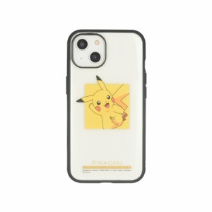 グルマンディーズ POKE-792A iPhone14/13用 耐衝撃ケース IIIIFIT CLEAR ポケモン（ピカチュウ）[POKE792A] 返品種別A