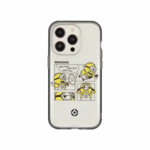 グルマンディーズ MINI-378B iPhone14 Pro/13 Pro用 耐衝撃ケース IIIIFIT CLEAR ミニオンズ（コミック）[MINI378B] 返品種別A