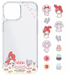 グルマンディーズ iPhone 15/14/13用 耐衝撃ケース(アクリルパーツ) SHOWCASE+ サンリオ（マイメロディ）  SANG-359MM返品種別A