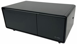 LOOZER（ルーザー） STB90-B BLK 93L 2ドア冷蔵庫付テーブル（ブラック）ROYAL LOOZER SMART TABLE[STB90BBLK] 返品種別A