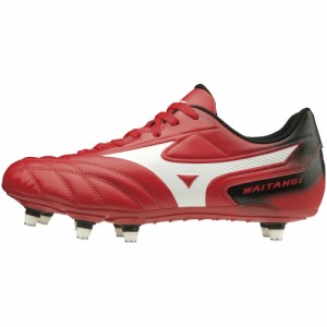 ミズノ ユニセックス ラグビーシューズ ワイタンギ II CL（レッド×ホワイト・サイズ：25.0cm） MIZUNO WAITANGI R1GA200101250返品種別A