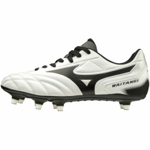 ミズノ ラグビーシューズ ワイタンギ II CL（ホワイト×ブラック・サイズ：25.0cm） MIZUNO　ラグビースパイク R1GA200109250返品種別A