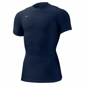 ミズノ 32MA1152142XL メンズ バイオギアシャツ 丸首半袖（ドレスネイビー・サイズ：2XL）mizuno[32MA1152142XL] 返品種別A