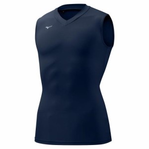 ミズノ 32MA115314XL メンズ バイオギアシャツ Vネックノースリーブ（ドレスネイビー・サイズ：XL）mizuno[32MA115314XL] 返品種別A