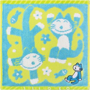 林(Hayashi) PL456000 プチタオル「11ぴきのねこ」(ニャゴ体操) 25×25cm「11ぴきのねこ」のタオルシリーズ[PL456000] 返品種別A