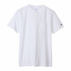 チャンピオン メンズ ショートスリーブポケットTシャツ（ホワイト・サイズ：XL） CH-C3-X357-010-XL返品種別A