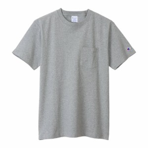 チャンピオン メンズ ショートスリーブポケットTシャツ（オックスフォードグレー・サイズ：L） CH-C3-X357-070-L返品種別A