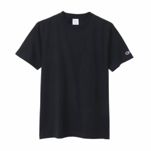 チャンピオン メンズ ショートスリーブポケットTシャツ（ブラック・サイズ：L） CH-C3-X357-090-L返品種別A