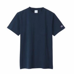 チャンピオン メンズ ショートスリーブポケットTシャツ（ネイビー・サイズ：L） CH-C3-X357-370-L返品種別A