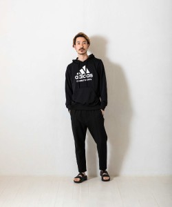 アディダスコンバット プルオーバー　フードパーカー（ブラック/ホワイト・サイズ：M） adidas combat ADICHCS20-BLKWHI-M返品種別A