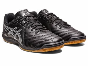 アシックス ユニセックス フットサル シューズ(Black/White・サイズ：27.0cm) asics CALCETTO WD 9 1113A037-001-27.0返品種別A