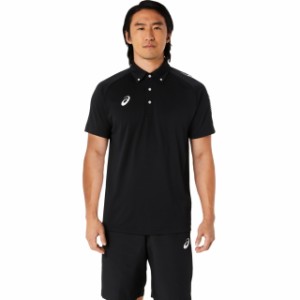 アシックス メンズ ドライポロシャツ（パフォーマンスブラック・サイズ：XS） TEAM　C　DRY　SS　POLO　Re 2031D932-001-XS返品種別A