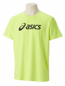 アシックス メンズ ドライ  スパイラルロゴ半袖シャツ（フラッシュイエロー・サイズ：L） 2031E020-750-L返品種別A