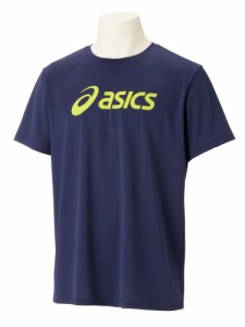アシックス メンズ ドライ  スパイラルロゴ半袖シャツ（ピーコート・サイズ：XL） 2031E020-400-XL返品種別A