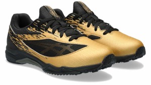 アシックス キッズ・ジュニア用　スニーカー（Gold/Black・サイズ：24.0cm） ASICS　LAZERBEAM　 SI 1154A159-200-24.0返品種別A