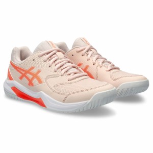 アシックス 1042A237-700-23.0 レディース テニスシューズ GEL-DEDICATE 8 オールコート（Pearl Pink/Sun Coral・サイズ：23.0cm）asics[