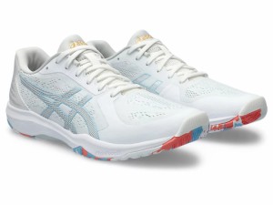 アシックス ユニセックス 卓球 シューズ DYNAFEATHER(White/Pure Silver・サイズ：26.0cm) asics 1073A064-100-26.0返品種別A