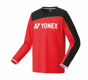 ヨネックス YO-31048-496-S ユニセックス　ライトトレーナー（サンセットレッド・サイズ：S）YONEX[YO31048496S] 返品種別A