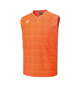 ヨネックス YO-10481-005-M ゲームシャツ（ノースリーブ）（オレンジ・サイズ：M）YONEX　メンズ[YO10481005M] 返品種別A