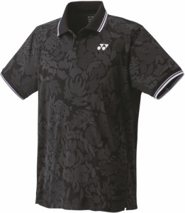 ヨネックス YO-10498-007-S ユニセックス ゲームシャツ（フィットスタイル）（ブラック・サイズ：S）[YO10498007S] 返品種別A