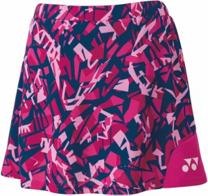 ヨネックス YO-26105-654-XO レディース スカート（インナースパッツ付き）（ベリーピンク・サイズ：XO）YONEX[YO26105654XO] 返品種別A