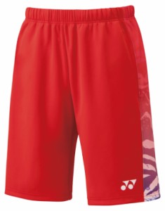 ヨネックス YO-15148-496-S メンズ ニットハーフパンツ（サンセットレッド・サイズ：S）YONEX[YO15148496S] 返品種別A