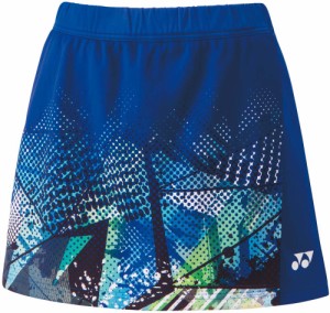 ヨネックス レディース スカート（インナースパッツ付き）（ミッドナイトネイビー・サイズ：O） YONEX YO-26106-472-O返品種別A