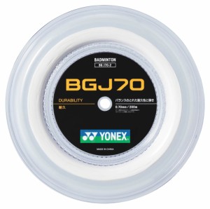 ヨネックス YO-BGJ70-2-011 バドミントン用ストリング BGJ70（ホワイト）YONEX バドミントン[YOBGJ702011] 返品種別A