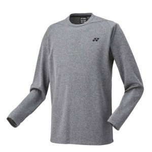 ヨネックス YO-16666-010-S ユニセックス ロングスリーブTシャツ(グレー・サイズ：S)YONEX[YO16666010S] 返品種別A