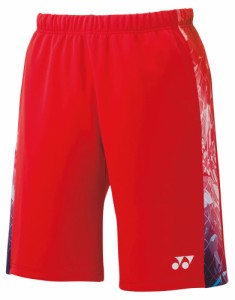 ヨネックス YO-15177-496-XO メンズ ニットハーフパンツ(サンセットレッド・サイズ：XO)YONEX[YO15177496XO] 返品種別A