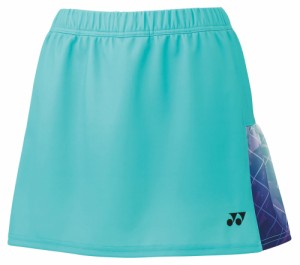 ヨネックス YO-26131-048-XO ウィメンズ  スカート インナースパッツ付(ウォーターグリーン・サイズ：XO)YONEX[YO26131048XO] 返品種別A