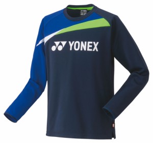 ヨネックス YO-31051-019-O ユニセックス ライトトレーナー(ネイビーブルー・サイズ：O)YONEX[YO31051019O] 返品種別A