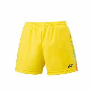 ヨネックス YO-25073-279-M レディース ニットショートパンツ（ライトイエロー・サイズ：M）YONEX[YO25073279M] 返品種別A