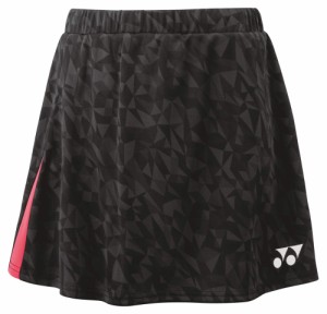 ヨネックス YO-26115-007-O ウィメンズ  スカート インナースパッツ付(ブラック・サイズ：O)YONEX[YO26115007O] 返品種別A