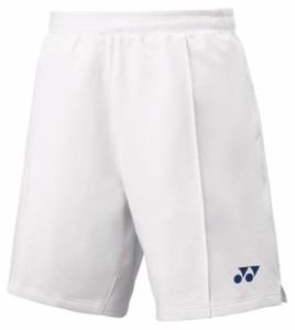 ヨネックス YO-15140-011-M メンズ ニットハーフパンツ(ホワイト・サイズ：M)YONEX[YO15140011M] 返品種別A