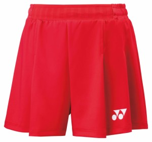 ヨネックス YO-25075-338-O ウィメンズ  ショートパンツ(ルビーレッド・サイズ：O)YONEX[YO25075338O] 返品種別A