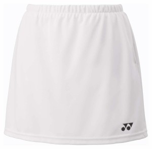 ヨネックス YO-26170-011-S レディース スカート（インナースパッツ付）（ホワイト・サイズ：S）YONEX[YO26170011S] 返品種別A