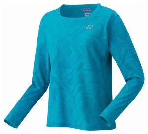 ヨネックス YO-16718-540-M レディース  ロングスリーブTシャツ（ライトターコイズ・サイズ：M）YONEX[YO16718540M] 返品種別A