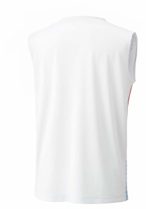 ヨネックス YO-10616-011-S メンズ ゲームシャツ（ノースリーブ）（ホワイト・サイズ：S）YONEX[YO10616011S] 返品種別A