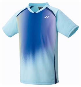 ヨネックス ユニセックス ゲームシャツ（フィットスタイル）（アクアブルー・サイズ：XO） YONEX YO-10599-111-XO返品種別A