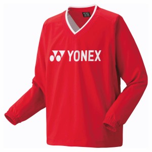ヨネックス YO-32038-496-SS ユニセックス 裏地付Vブレーカー（サンセットレッド・サイズ：SS）YONEX[YO32038496SS] 返品種別A