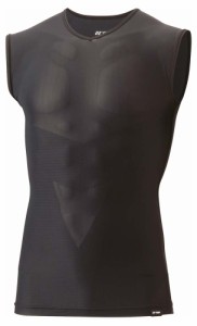 ヨネックス ユニセックス ノースリーブシャツ（ブラック・サイズ：L） YONEX アンダーウェア YO-STBA1021-007-L返品種別A