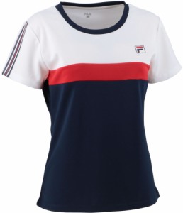 FILA(フィラ) FIL-VL7506-01-S レディース ゲームシャツ（ホワイト・サイズ：S）FILA TENNIS[FILVL750601S] 返品種別A